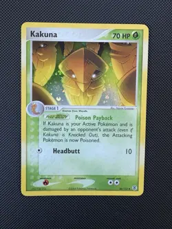 Pokemon TCG Kakuna Ex FireRed LeafGreen Reverse Holo 36/112 NM - Image 1