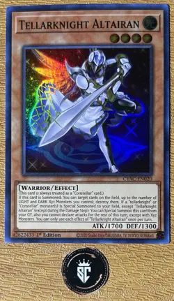 Tellarknight Altarian- 1st Edition Yu-Gi-Oh - #CYAC-EN021 Super Rare - Image 1