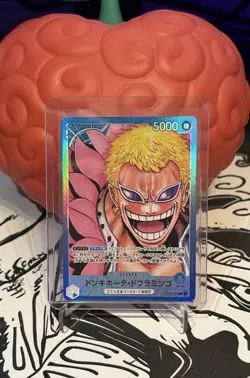 One Piece TCG Donquixote Doflamingo OP01-060 Leader Romance Dawn Japanisch - Image 1
