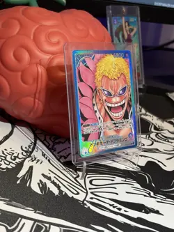 One Piece TCG Donquixote Doflamingo OP01-060 Leader Romance Dawn Japanisch - Image 2
