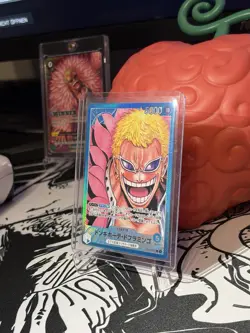 One Piece TCG Donquixote Doflamingo OP01-060 Leader Romance Dawn Japanisch - Image 3