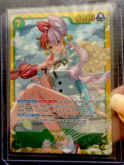Uta EB08-061 SEC Foil English One Piece TCG Heroines NM - Image 3