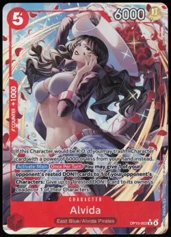 One Piece Adventure on Kami’s Island Alvida Alt Art OP15-003 NM english - Image 1
