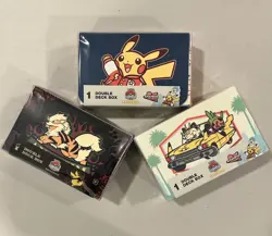 Pokemon World Championships 2025 Anaheim All 3 Double Deck Box Bundle Sealed! - Image 1