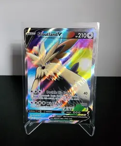 Pokemon TCG Stoutland V (Full Art) Sword & Shield - Battle Styles 157/163 Holo - Image 1