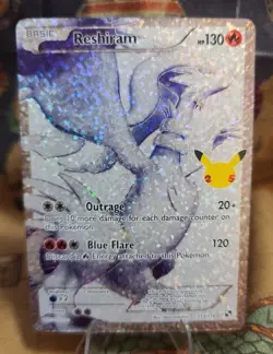 Pokemon SWSH Celebrations Reshiram Classic Collection #113/114 2021 Mint - Image 1