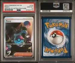 Pokemon Penny 239/091 PSA 10 Gem Mint Paldean Fates Special Illustration Rare - Image 3