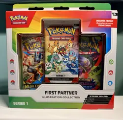 Pokemon TCG First Partner Illustration Collection Series 1 New Sealed - Image 1
