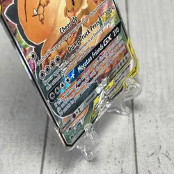Pokemon TCG Eevee & Snorlax GX TAG TEAM SM169 Promo Holo- EXTREMELY DAMAGED - Image 4