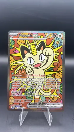 Meowth EX 121/088 ME03: Perfect Order Pokemon TCG Special Illustration Rare - Image 1