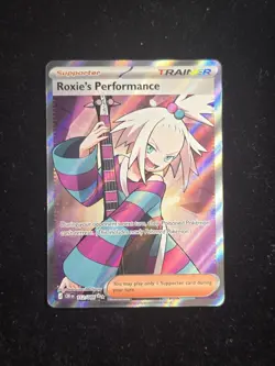 Roxie's Performance 112/086 Ultra Rare ME: Chaos Rising Pokemon TCG NM - Image 1