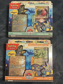 Pokemon World Championships Deck 2024 Regidrago VSTAR & Crushing Thorn Sealed - Image 1