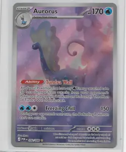 2026 Pokemon Perfect Order Aurorus #092/088 Illustration Rare NM - Image 1