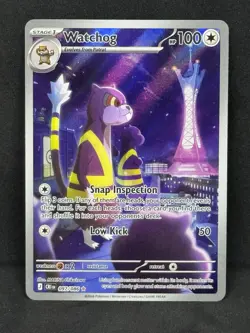 Watchog 97/86 IR Illustration Rare Full Art Pokemon Chaos Rising ME04 NM - Image 1