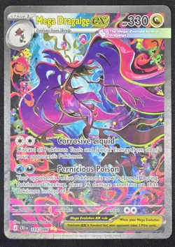 Special Illustration Rare 118/86 Mega Dragalge Ex Pokemon Chaos Rising 2026 - Image 1
