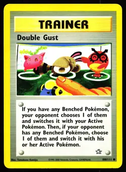 DOUBLE GUST 100/111 COMMON NEO GENESIS POKEMON UNLIMITED MP - Image 1