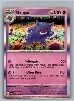 Gengar 094/165 Rare 151 Pokemon Holo Near Mint - Image 1