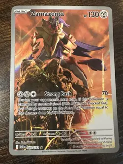 Pokemon TCG Zamazenta 201/182 Sv10: Destined Rivals NM Condition - Image 2