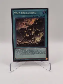Yugioh Void Unleashing BLGG-EN025 Secret Rare 1st Edition Near Mint - Image 1