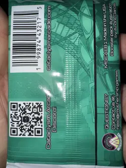 Cataclysm Arcade Trading Card Game 80’s Themed One Pack Tcg - Image 2