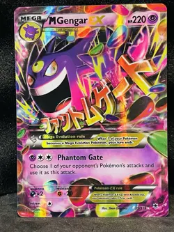 M Gengar EX XY166 (XY) Promo Holo Pokemon TCG Card 210 HP Hollow Geist 120 LP - Image 1