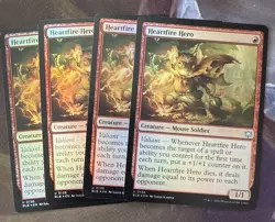 HEARTFIRE HERO X4 Bloomburrow BLB Magic MTG MINT CARD Foil - Image 1
