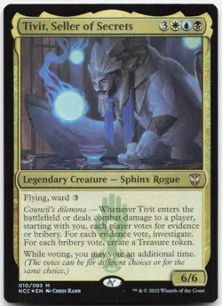 Tivit, Seller of Secrets *Foil* NCC 10 NM-LP - Image 1