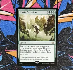 Ezuri's Predation NM Regular 287 MTG Commander Masters CMM Unplayed Magic - Image 1