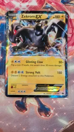 ZEKROM EX HOLO POKEMON CARD 51/99 NEXT DESTINIES NEVER PLAYED NM- - Image 1