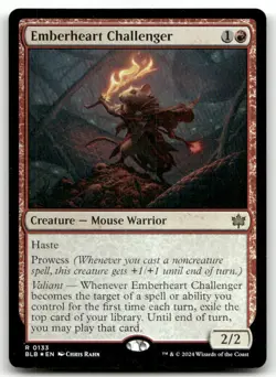 Emberheart Challenger #133 (Foil) (LP) Bloomburrow BLB Magic MTG - Image 1