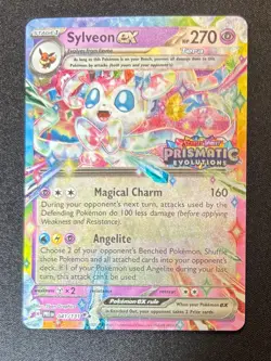 Sylveon EX 041/131 - Prismatic Evolutions Stamp - Pokemon TCG English - Image 1