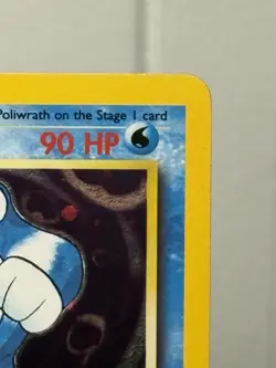 2000 Pokemon Base Set 2 Poliwrath Holo LP/NM 15/130 - Image 3