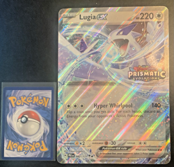 Pokemon Lugia EX 082/131 Oversize Jumbo Prismatic Evolutions Stamped NM - Image 3