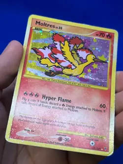 2009 Pokemon Supreme Victors Moltres LV.33 149/147 Secret Rare DMG/CREASED - Image 5
