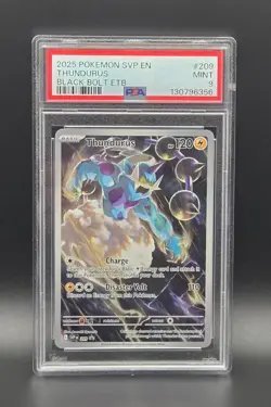 Thundurus - 2025 Pokemon SVP EN #209 - PSA 9 - Image 1