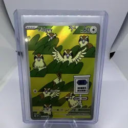 Pokemon TCG Pidgey 207/165 Scarlet & Violet 151 Illustration Rare Holo 60 HP - Image 1
