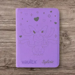 Vault X - 9 Pocket eXo-Tec Zip Binder - Purple & Holographic Pokemon Sylveon - Image 1