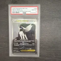 Pokemon TCG Mega Absol ex #180/132 SIR Holo PSA 10 English 2025 MEG EN - Image 1