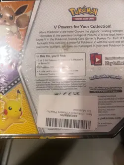 Factory Sealed Pokemon TCG Game pikachu V Powers Tin. 820650809941 - Image 3