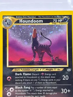 Pokemon Houndoom 08/64 Neo Revelation Holo Foil Unlimited LP Very nice! - Image 2
