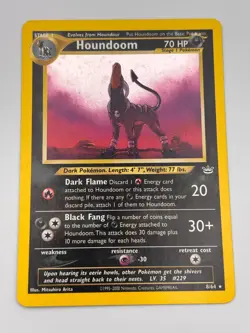 Pokemon Houndoom 08/64 Neo Revelation Holo Foil Unlimited LP Very nice! - Image 4