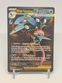 Mega Greninja ex Pokemon Chaos Rising 100/086 Full Art Ultra Rare - Image 1