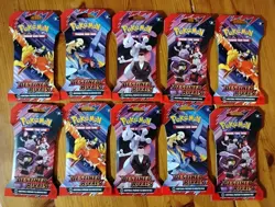 10x Pokemon TCG Scarlet & Violet Destined Rivals Sleeved Booster Packs - Sealed - Image 1
