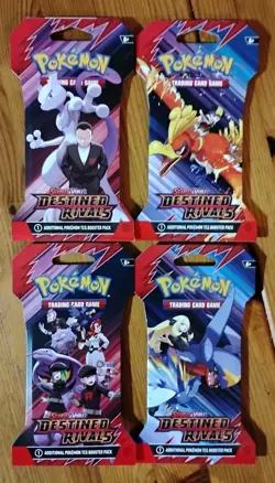 10x Pokemon TCG Scarlet & Violet Destined Rivals Sleeved Booster Packs - Sealed - Image 3