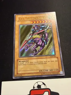 Gaia The Fierce Knight - Ultra Rare LOB-006 - LP - YuGiOh - Image 2