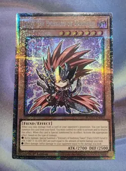 Yu-Gi-Oh! Gorz The Emissary of Darkness Starlight Rare 1st Edition BLMM-EN005 NM - Image 1