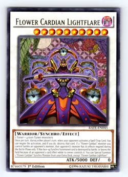 Yugioh Flower Cardian Lightflare RATE-EN045 Rare - NM 💎 - Image 1