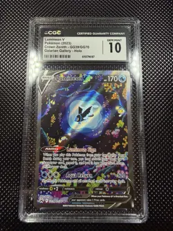 CGC 10 Lumineon V GG39/GG70 Crown Zenith Galarian Gallery Pokemon Card - Image 1