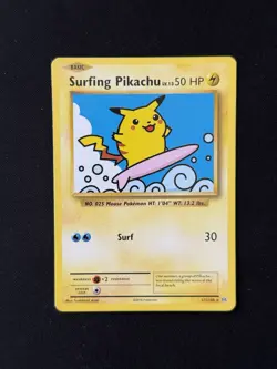 Pokemon Pikachu TCG Surfing Evolutions Card 111/108 Regular Secret Rare - Image 1