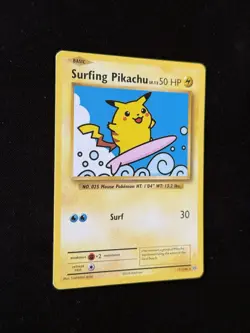 Pokemon Pikachu TCG Surfing Evolutions Card 111/108 Regular Secret Rare - Image 2